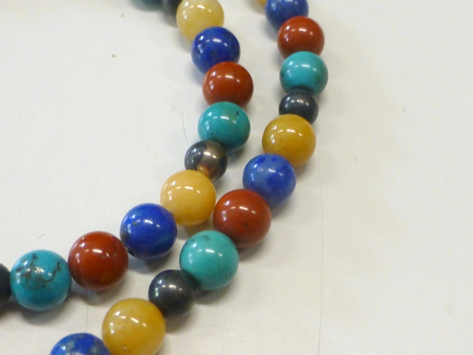 Carolyn Pollack Relios Turquoise Coral Lapis Mountain Sterling Silver Necklace