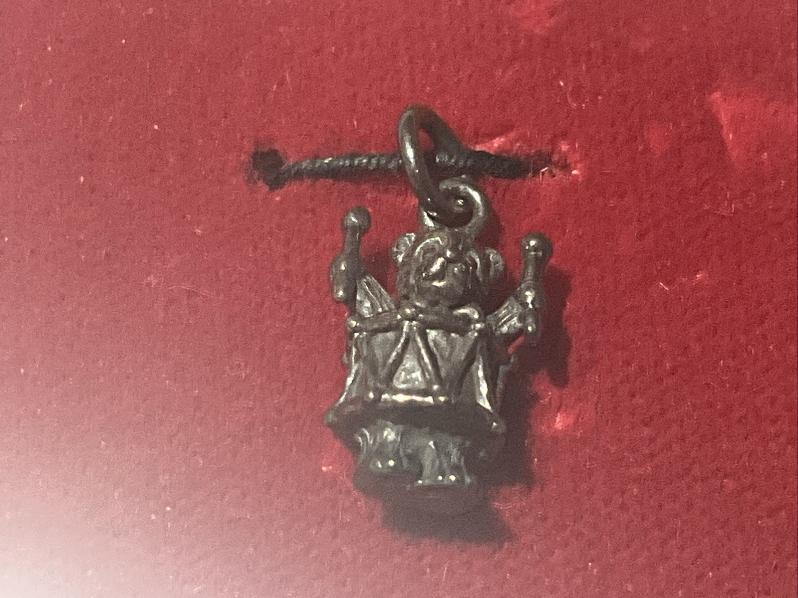 NEW Sterling Silver Holidays Charm CHRISTMAS COLLECTIBLES ” BEAR DRUM “FREE SH