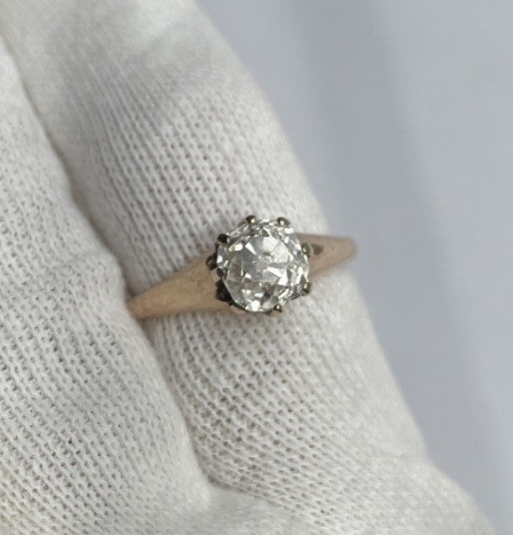 Vintage Diamond Ring – 1.32CTW Old European Cut