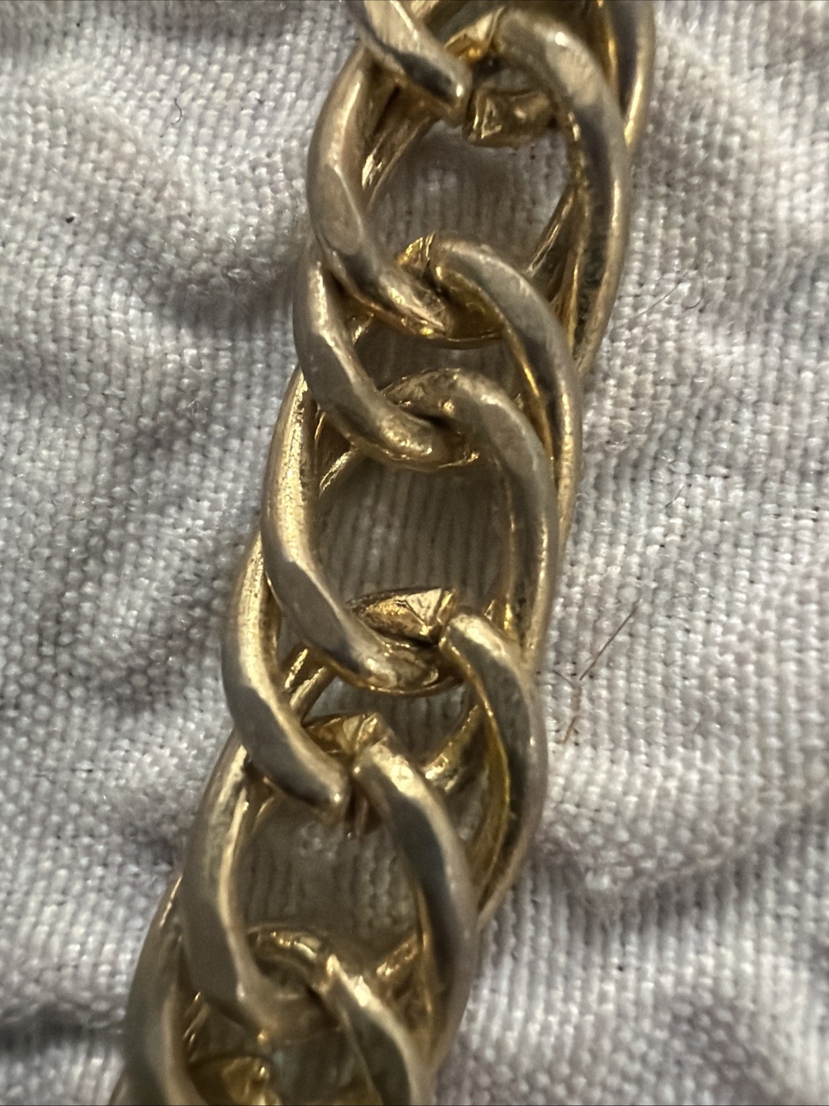 Vintage Gold Plated Multi Color Bezel Set Crystal & Gold Spacer 18” Necklace