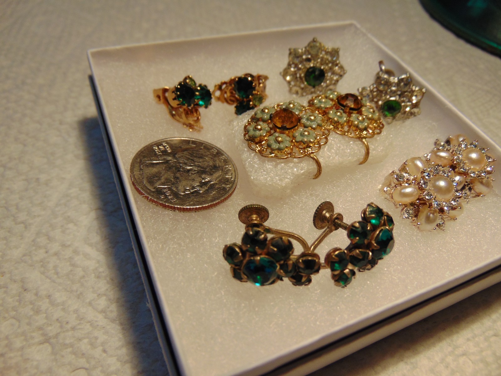 Vintage Costume Jewelry Lot, Great Condition, All Wearable, No Stones Missing