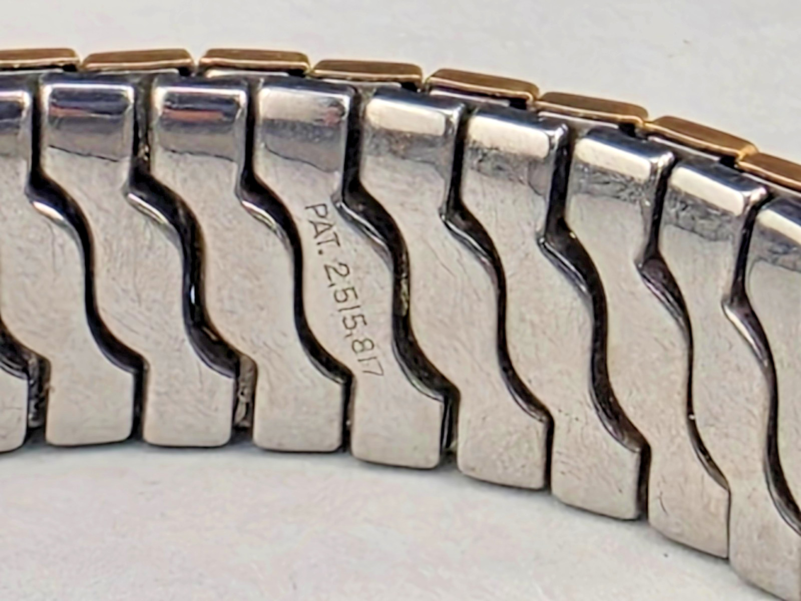 Vintage Gemex USA Gold-Filled Photo Locket Expansion ID Bracelet 7″ No Mono