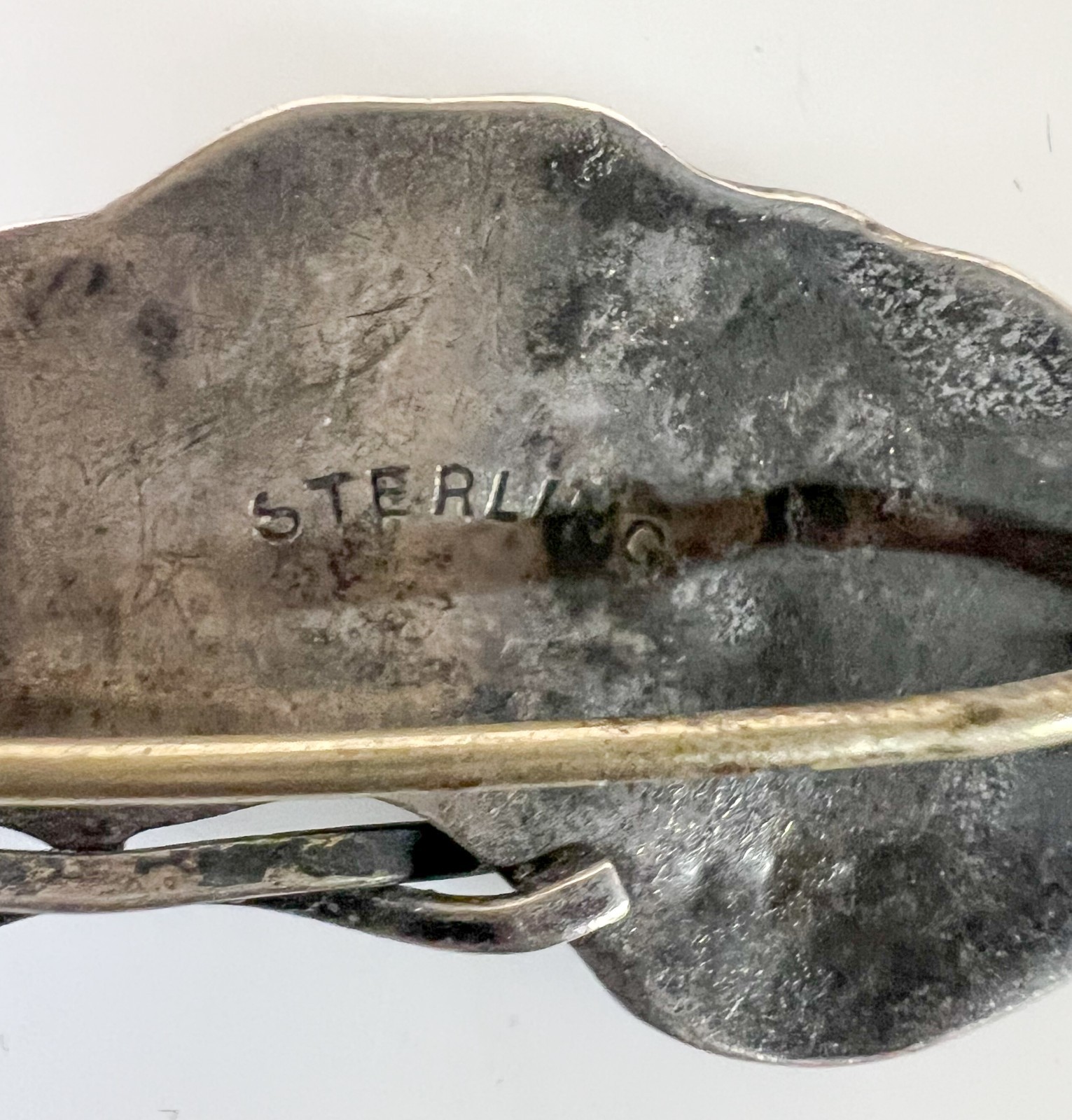 Victorian Sterling Silver Horse Head Equestrian Brooch