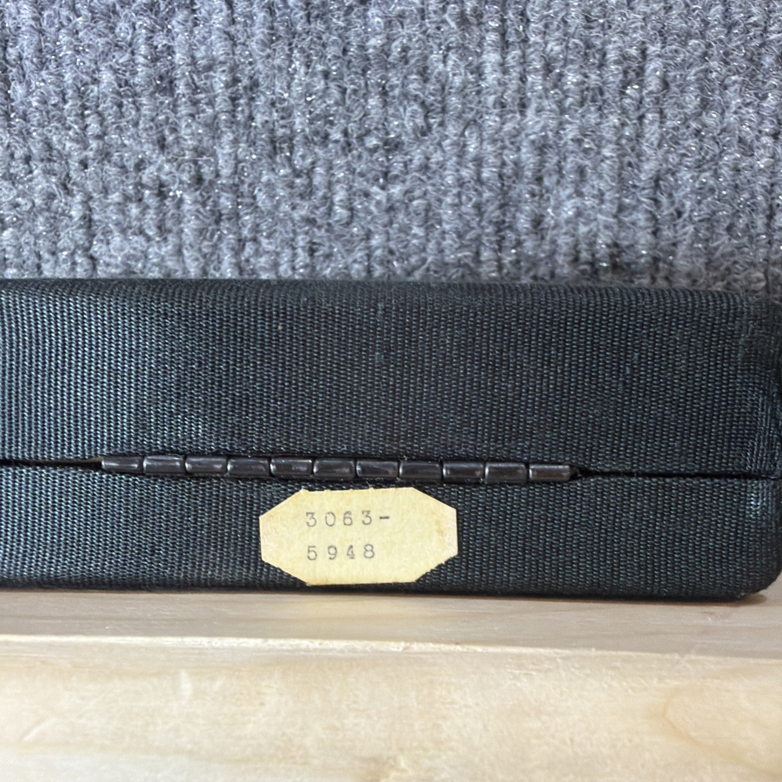 Vintage Swank Sterling Silver Tie Bar Cufflink Set Mid Century Original Box
