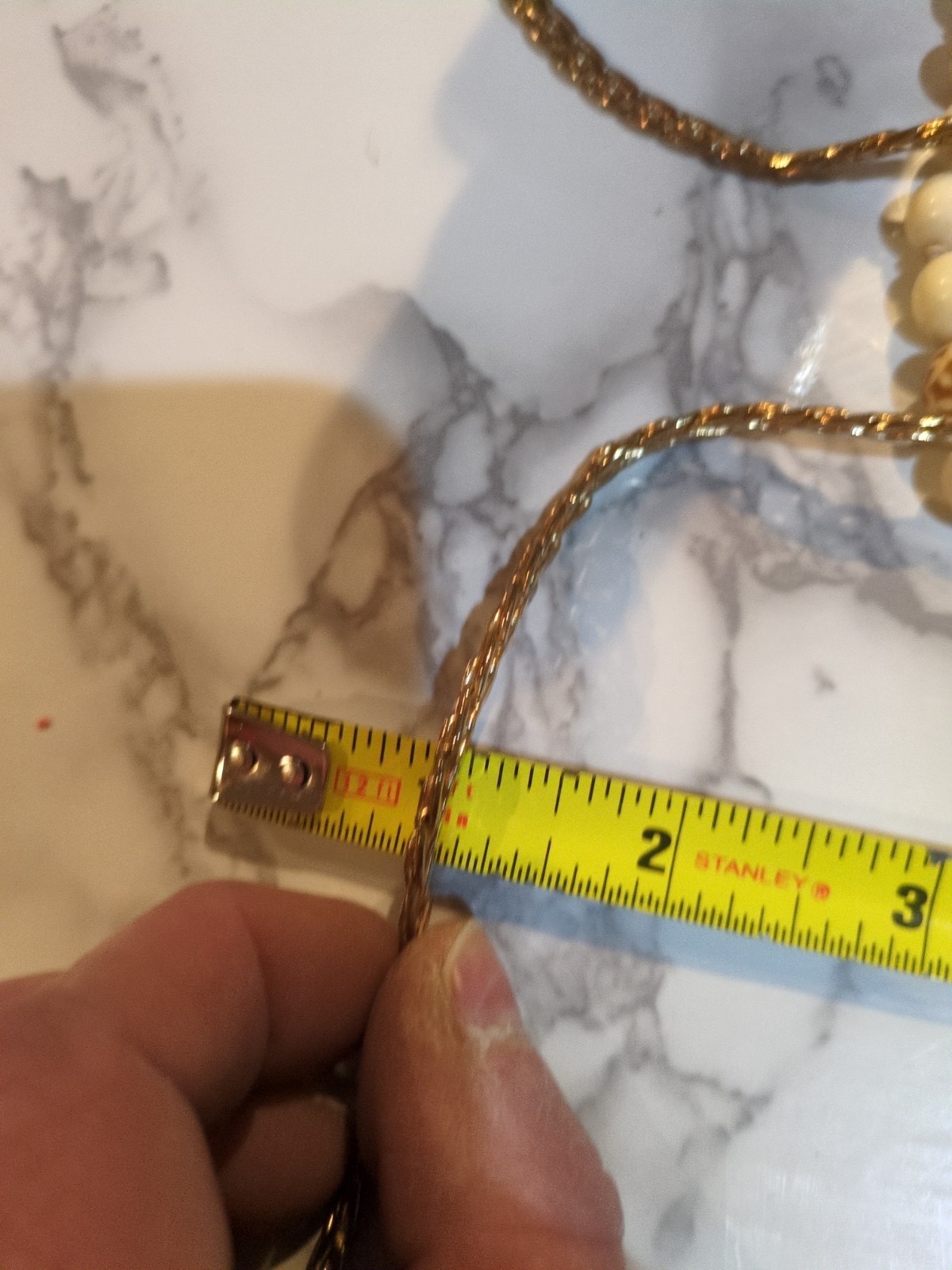 Heavy Vintage 14K Gold-Filled Woven Wheat Chain Necklace – 24 Inches, 49.07g