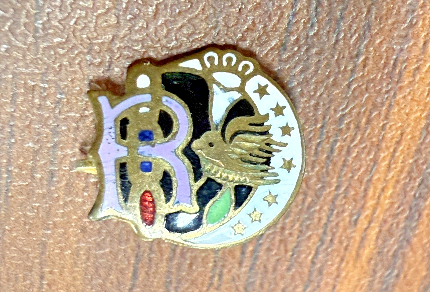Victorian Gold-Filled Clark & Coombs Daughters of Rebekah Fraternal Ring Antique