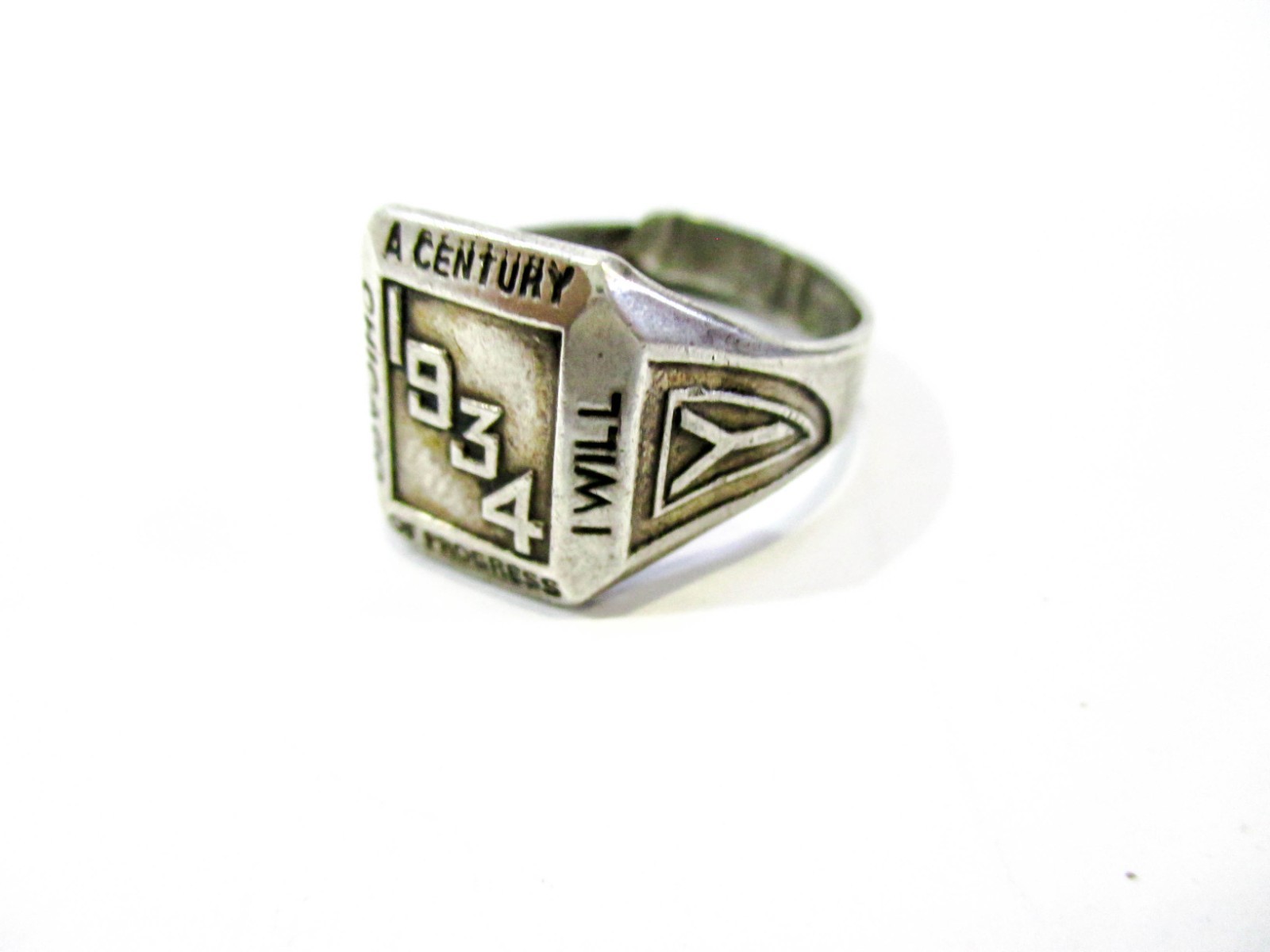 Sterling Silver Ring Chicago World’s Fair Souvenir