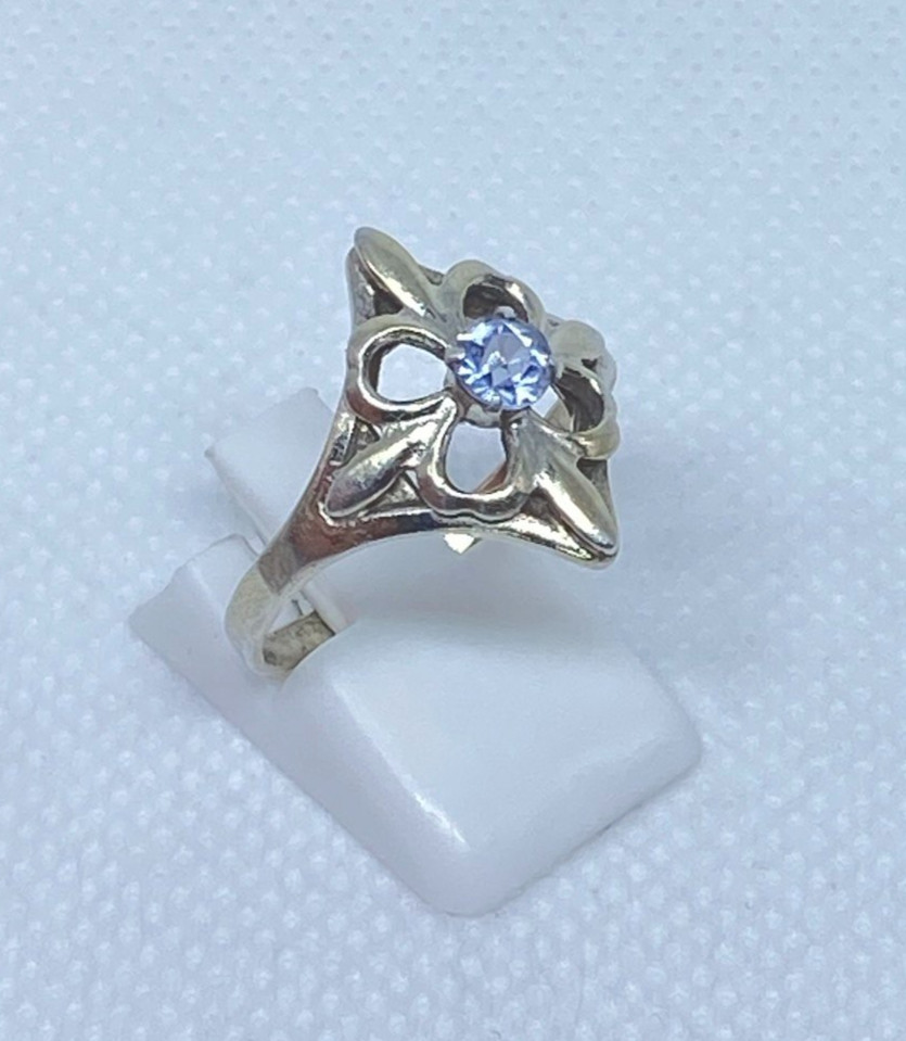 Rings Silver 875 Size 10 . Weight 3.03 g. Soviet Vintage Jewelry USSR