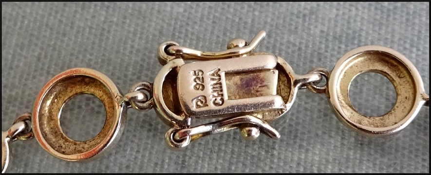 Vintage Vermeil Gold Over Sterling Silver Linked Bracelet Retired QVC or HSN