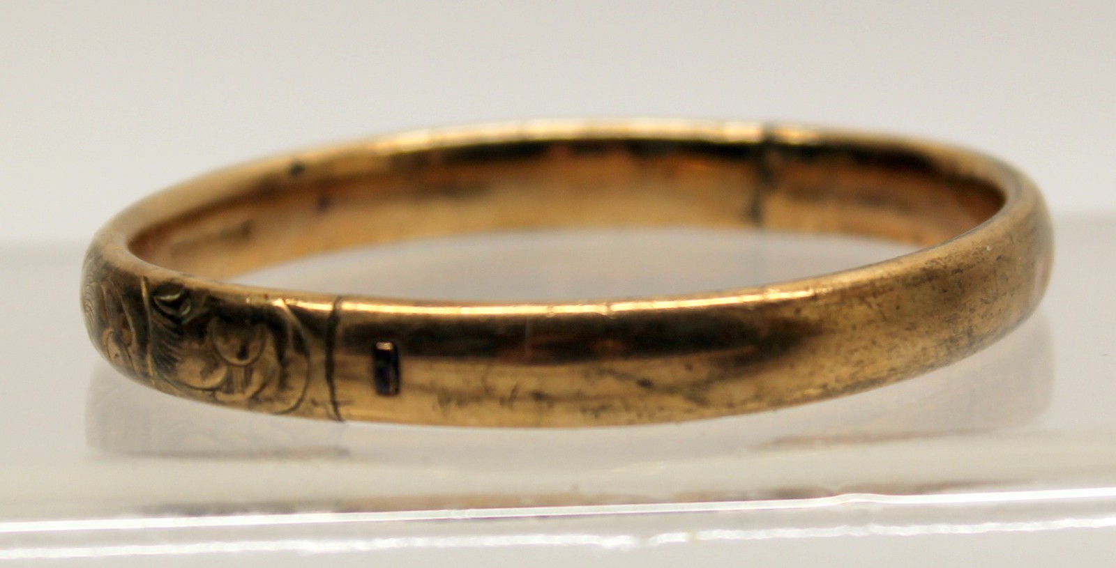 Antique Victorian Gold Filled Bangle Bracelet for Child