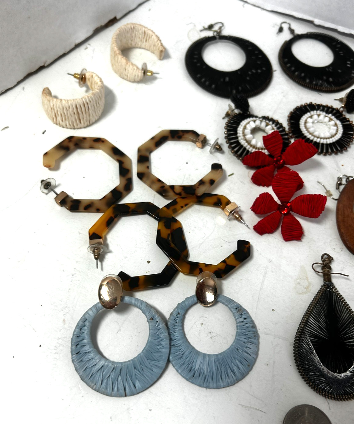 Vtg Pierced Earring Dangle Sugarfix Baublebar Lot E969