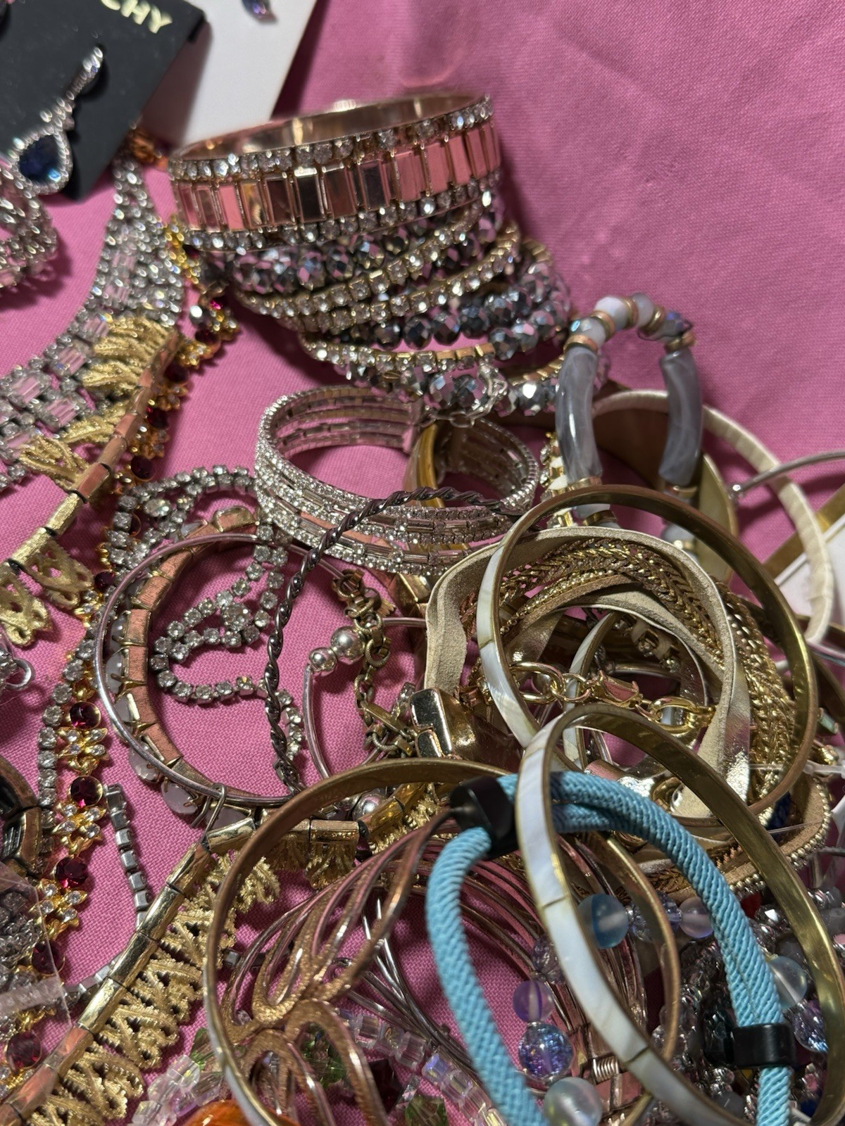 Costume Jewelry Lot VTG Rhinestone Set Givenchy Whiting & Davis Solid Perfume