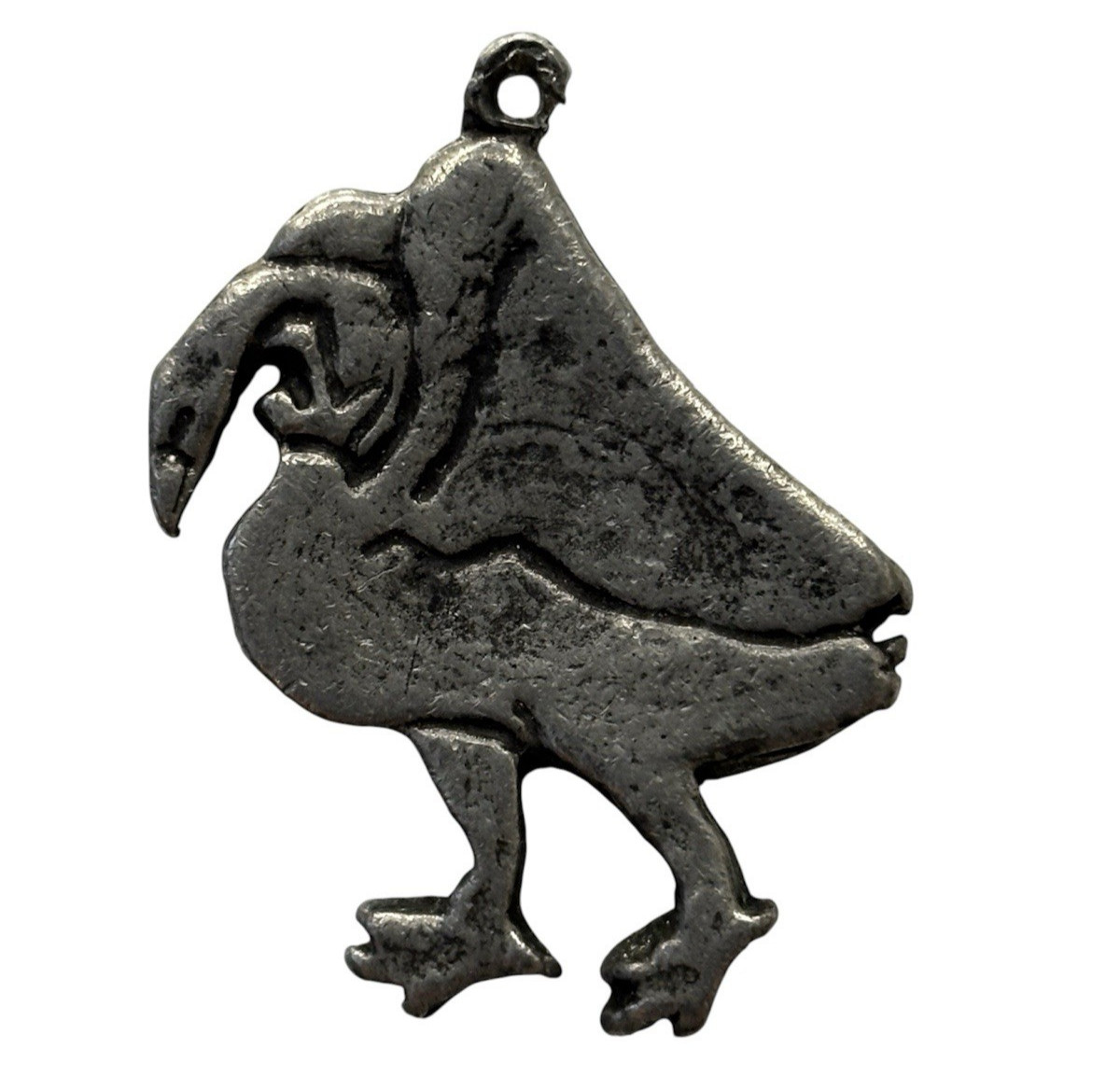 Vintage Buckingham Pewter Swan Pendant – Old Gaol Buckinghamshire England 90s