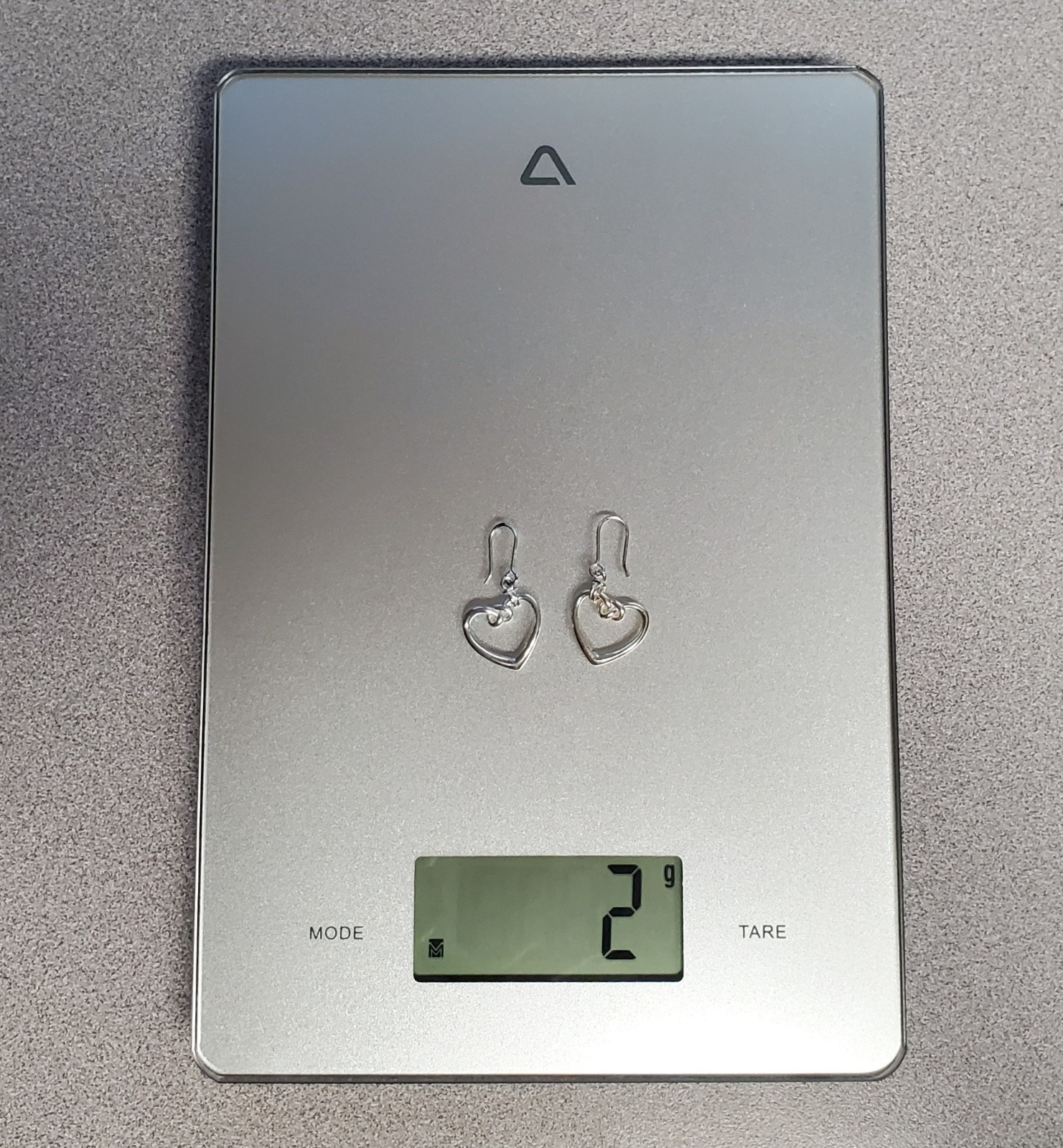 VTG 925 Heart Knot Earrings 1.5in Drop Sterling Silver 2g Lightweight Openwork