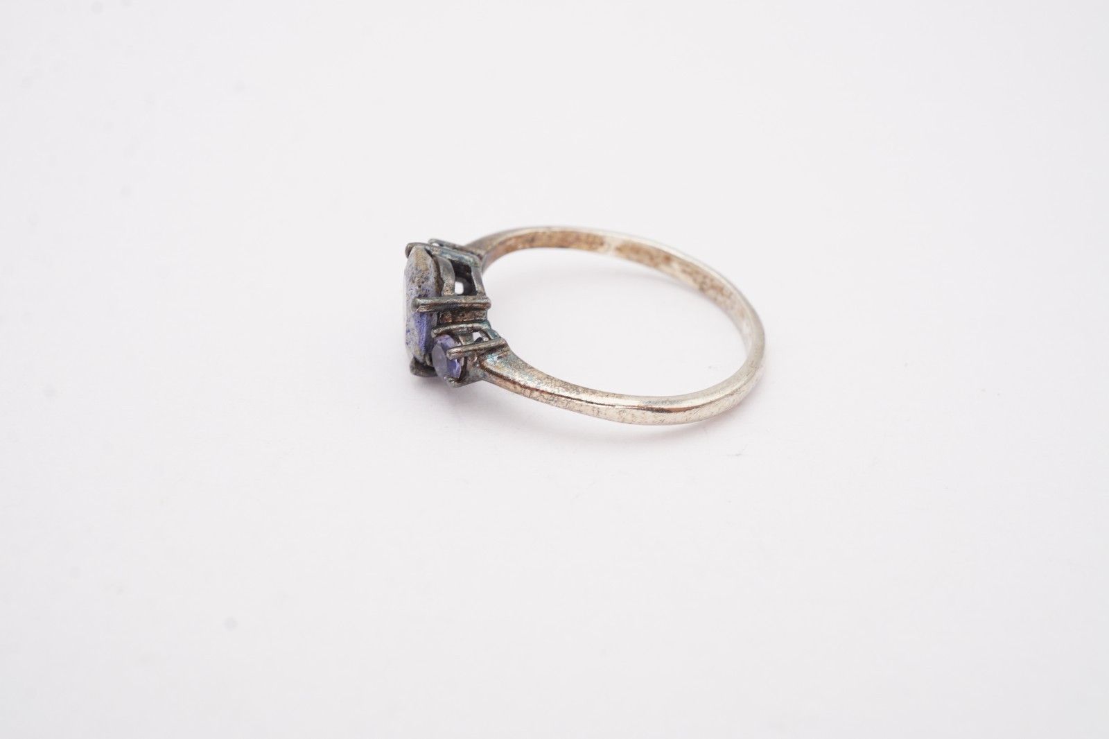 Vintage Sterling Silver 925 Iolite Ring Size 7