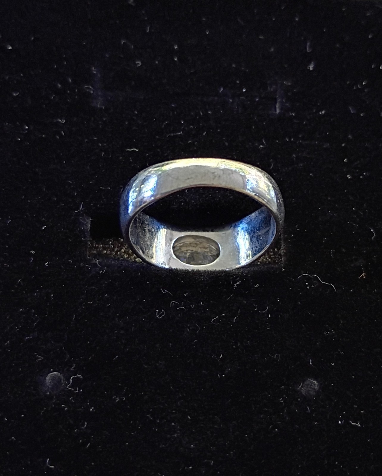 Vtg Rare Oval Diamond Simulant CZ Solitaire Ring sz 7 925 Sterling 4g Exc Cond!