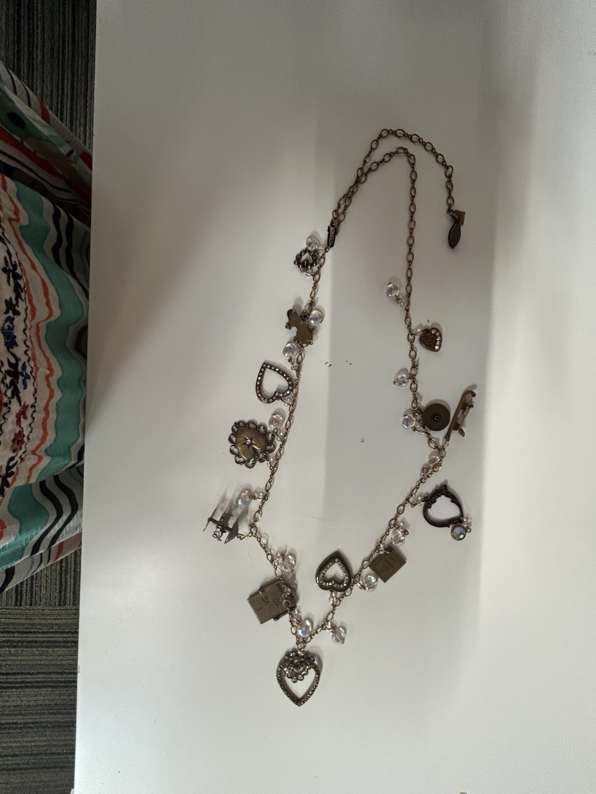 Glass Works Vintage Necklace 15” Long