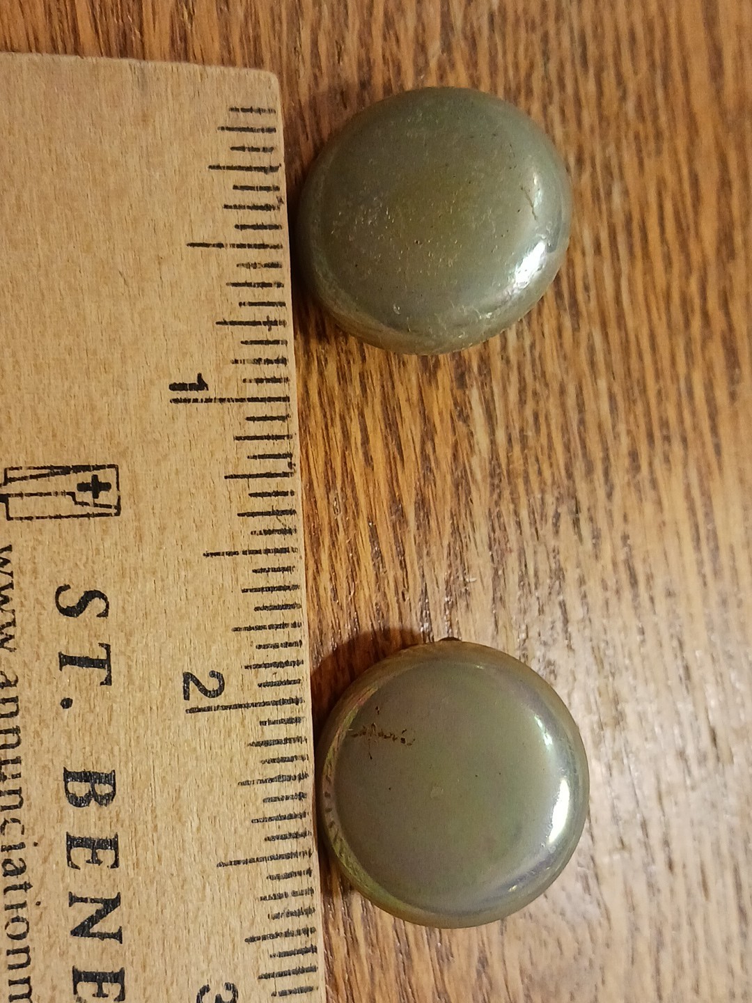 Vintage 4 Pr. Clip Back Earrings-1950s, 1980s. Round. Black, Green, Blue, White