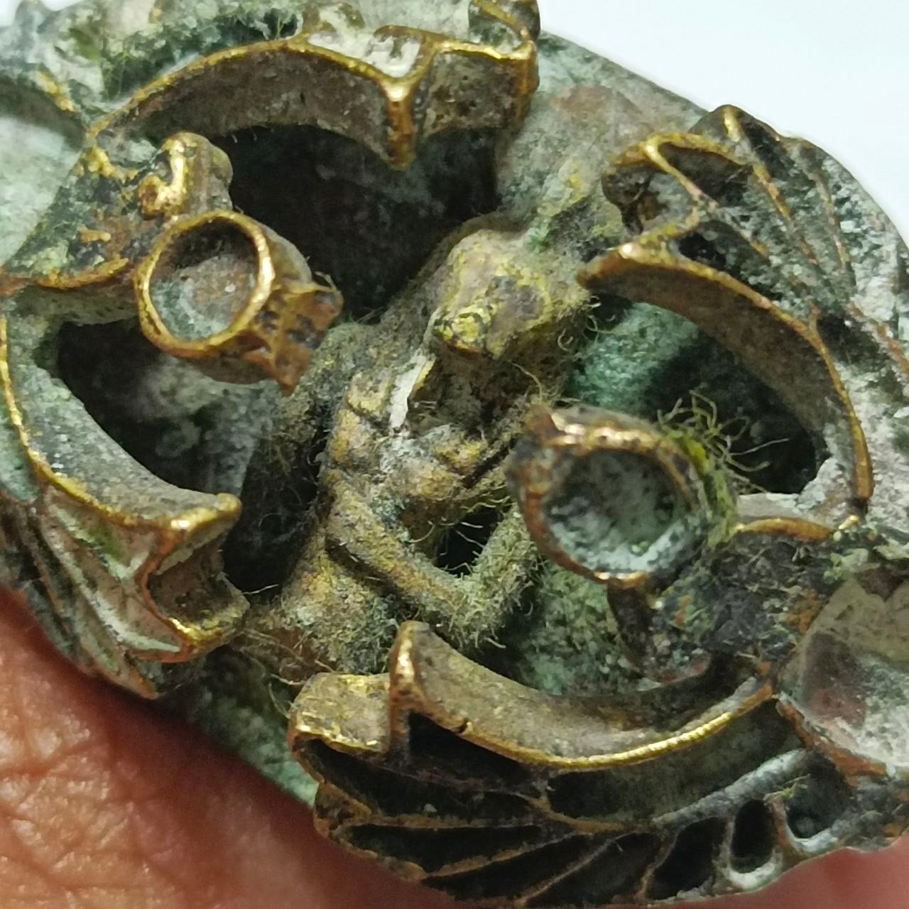 Vintage Handmade Bronze Ring, Rare Ornate Collectible, Unique Statement Jewelry