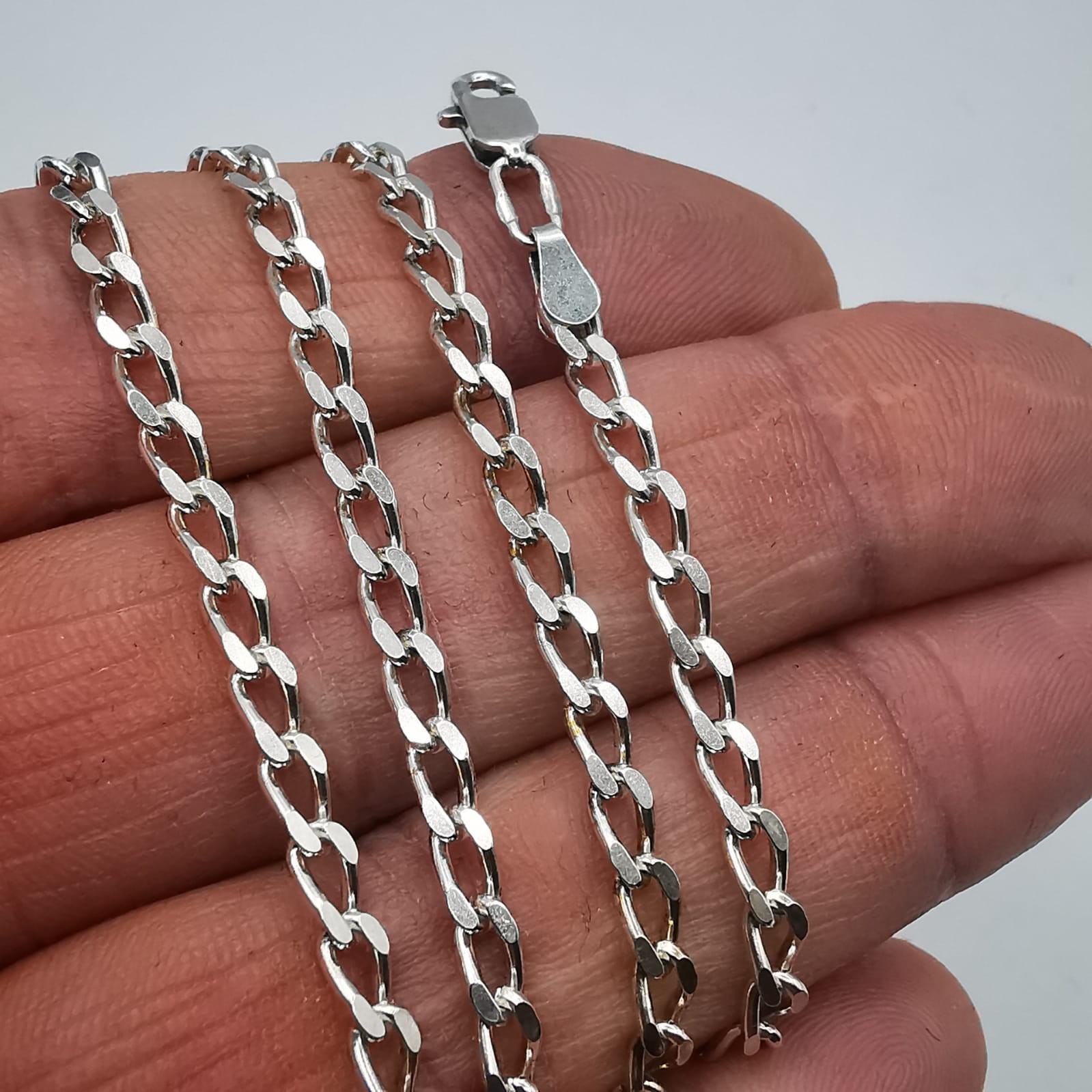 Vintage Beautiful Jewelry Chain,925 Sterling Silver,Signed ,Handmade 11,41g
