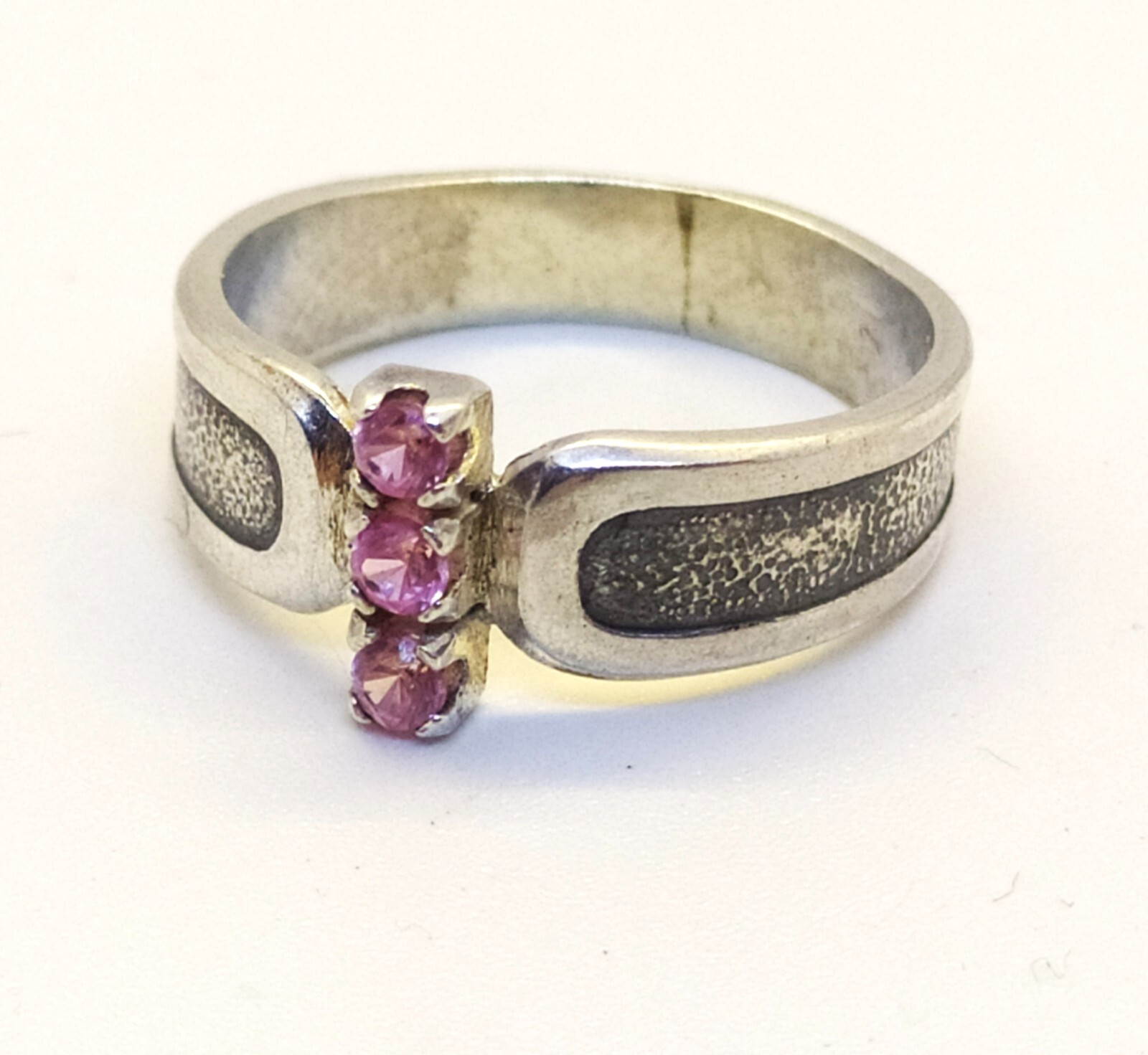 Vintage Luxury RING Silver 925 with Chic Bright Stones -size: 8US (18.5mm) | #46