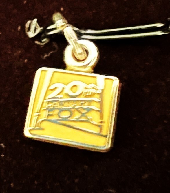 Small 10k Gold 20th Century Fox Charm 10k Gold bout 1/4 by 1/4 inch