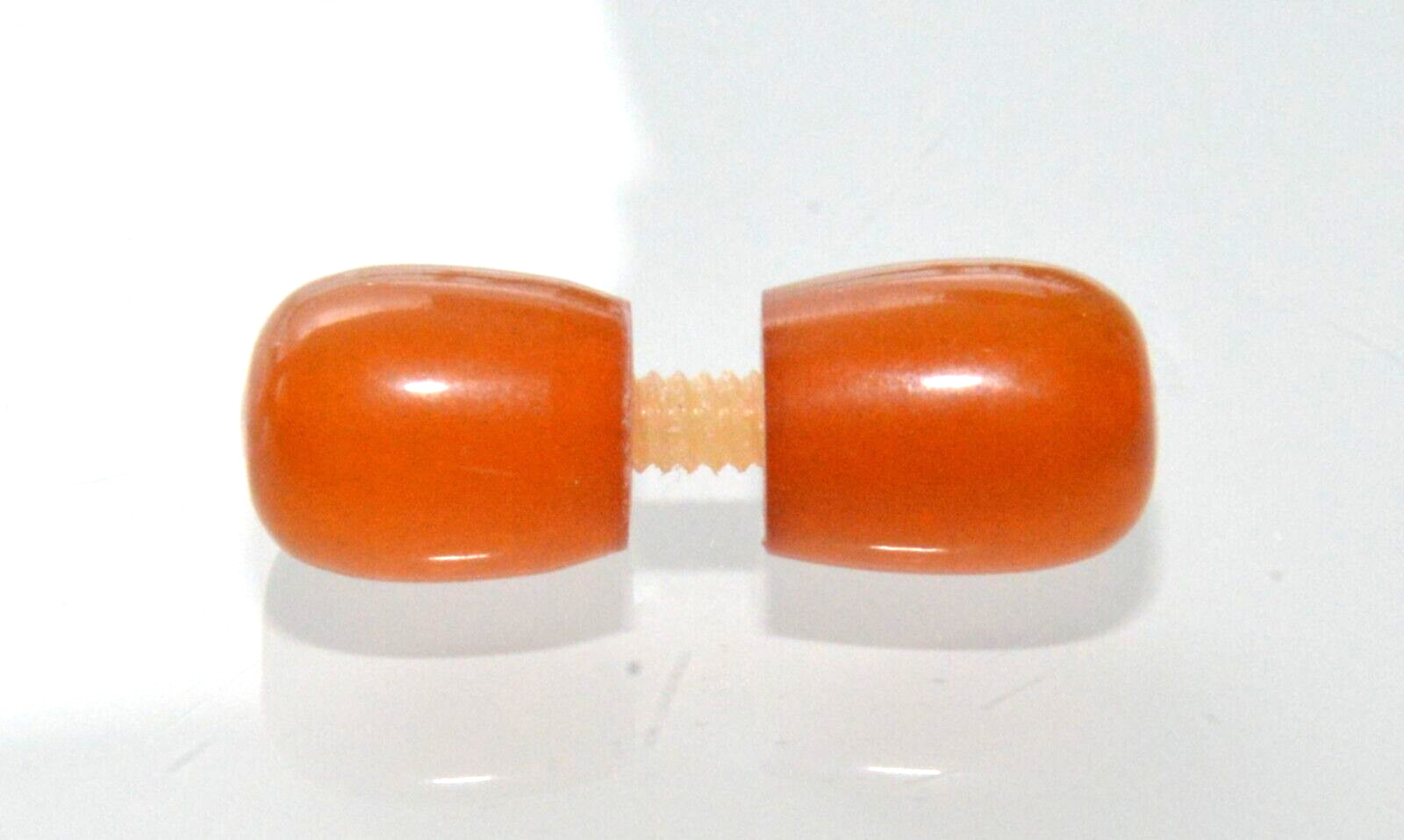 ✅1970 RUSSIAN SOVIET BALTIC AMBER TWIST CLASP NECKLACE 老琥珀 BRASLET PENDANT SCREW