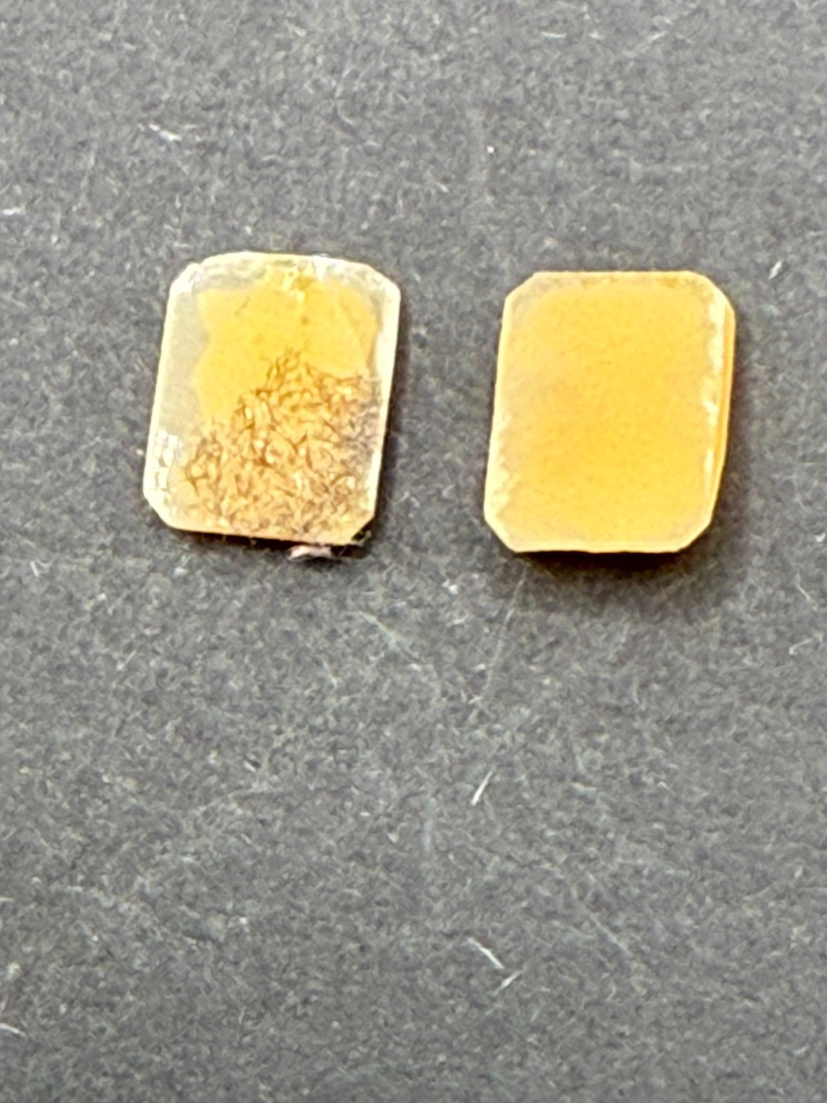 Super Tiny Pair of Vintage Hand Carved Shell Cameos Weariing Hats Left and Right