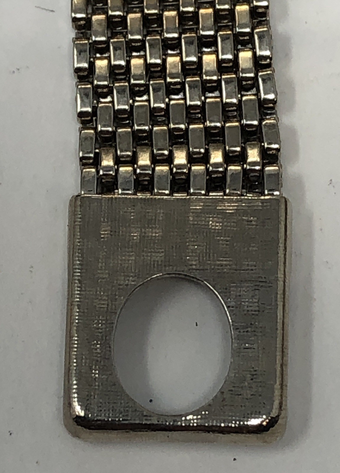 Hadley Cufflinks Wrap Around Silver Tone Mesh – Vintage