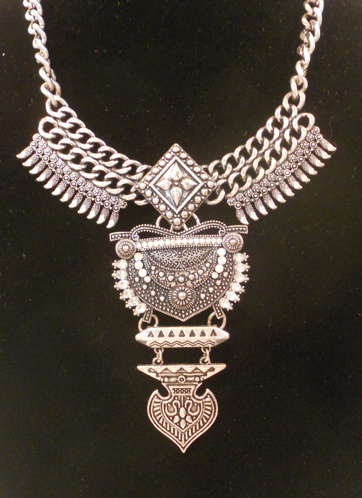 Sugarfix By Bauble Bar Silver-tone Statement Bib Necklace