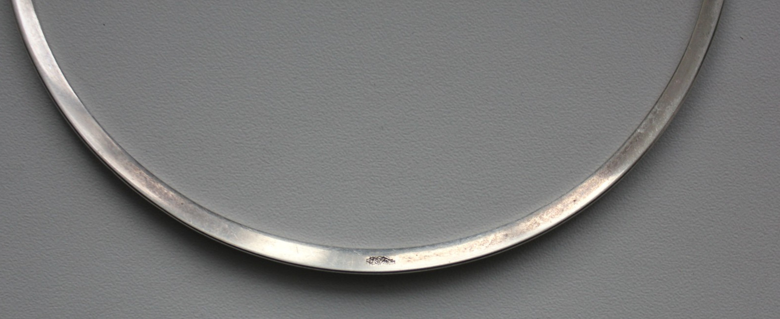 Vintage N. E. From Vintage Neckring Sterling Silver 925.