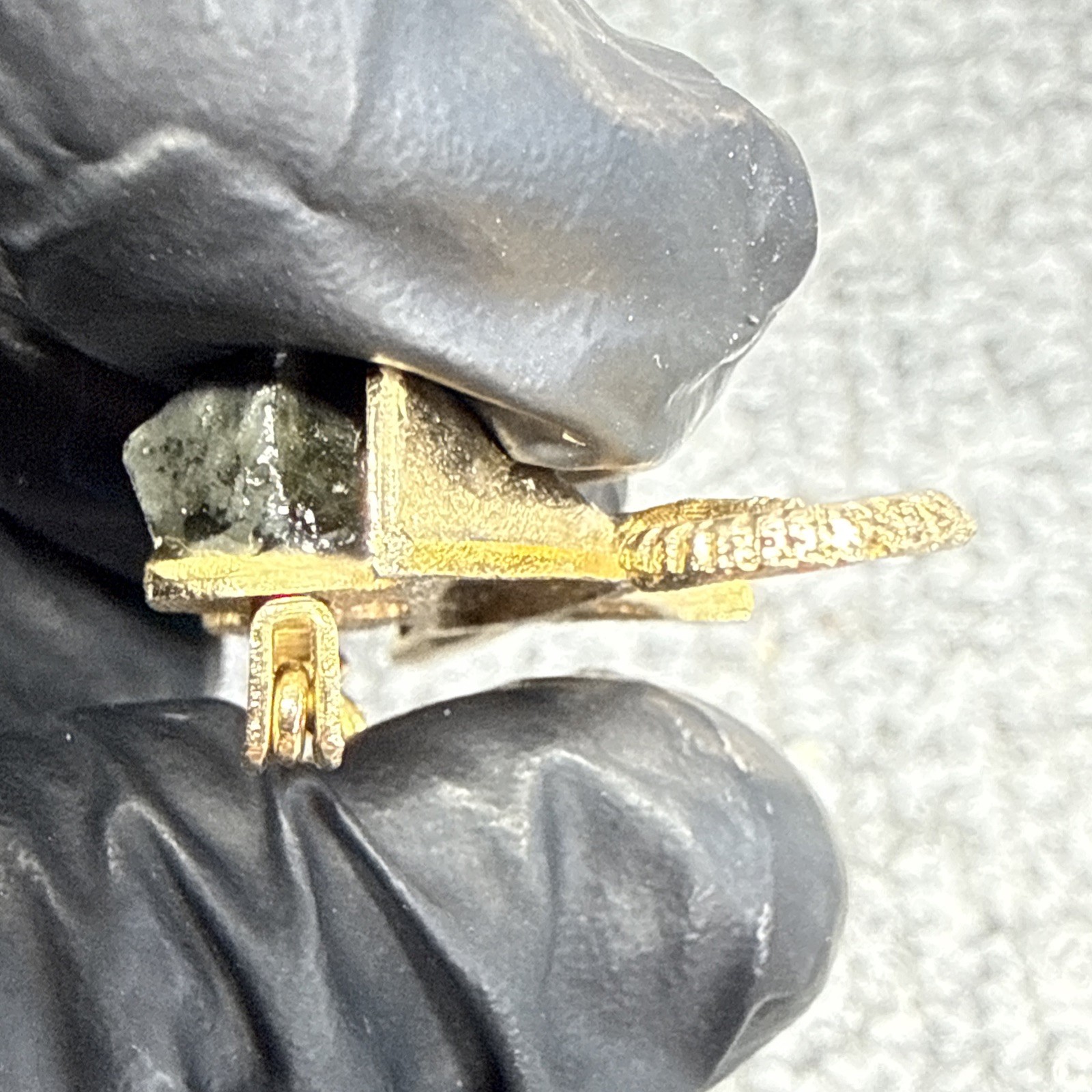 Vintage Tiny Coal in Wheelbarrow Brooch Pin Novelty Jewelry