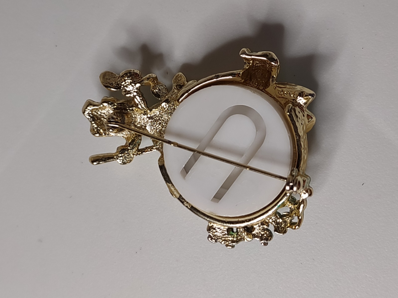 Large AJC Leprechaun With Pot Of Gold Brooch Pin