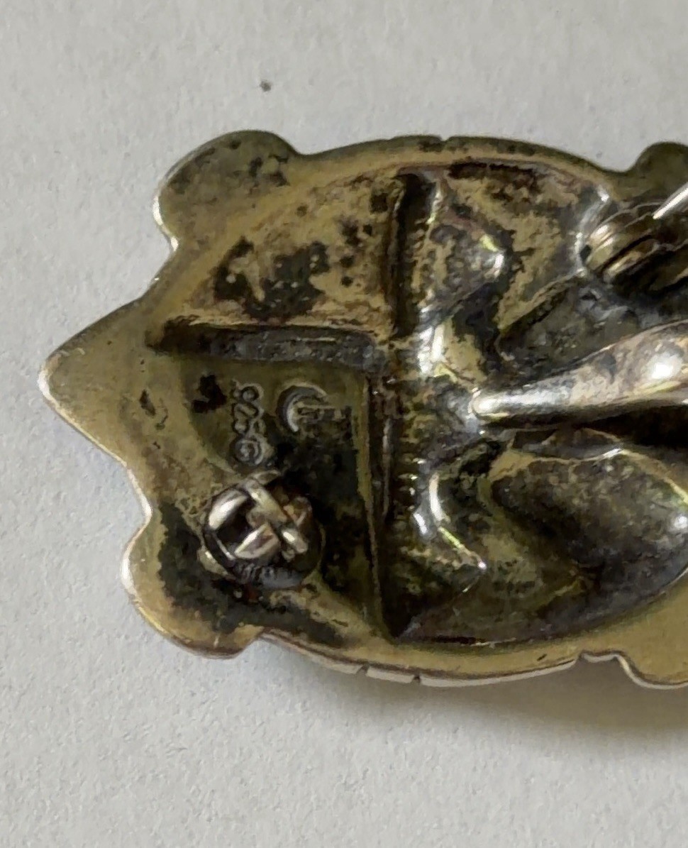 Carolyn Pollack Relios Sterling Silver 925 Southwest Turtle Pendant Brooch Pin