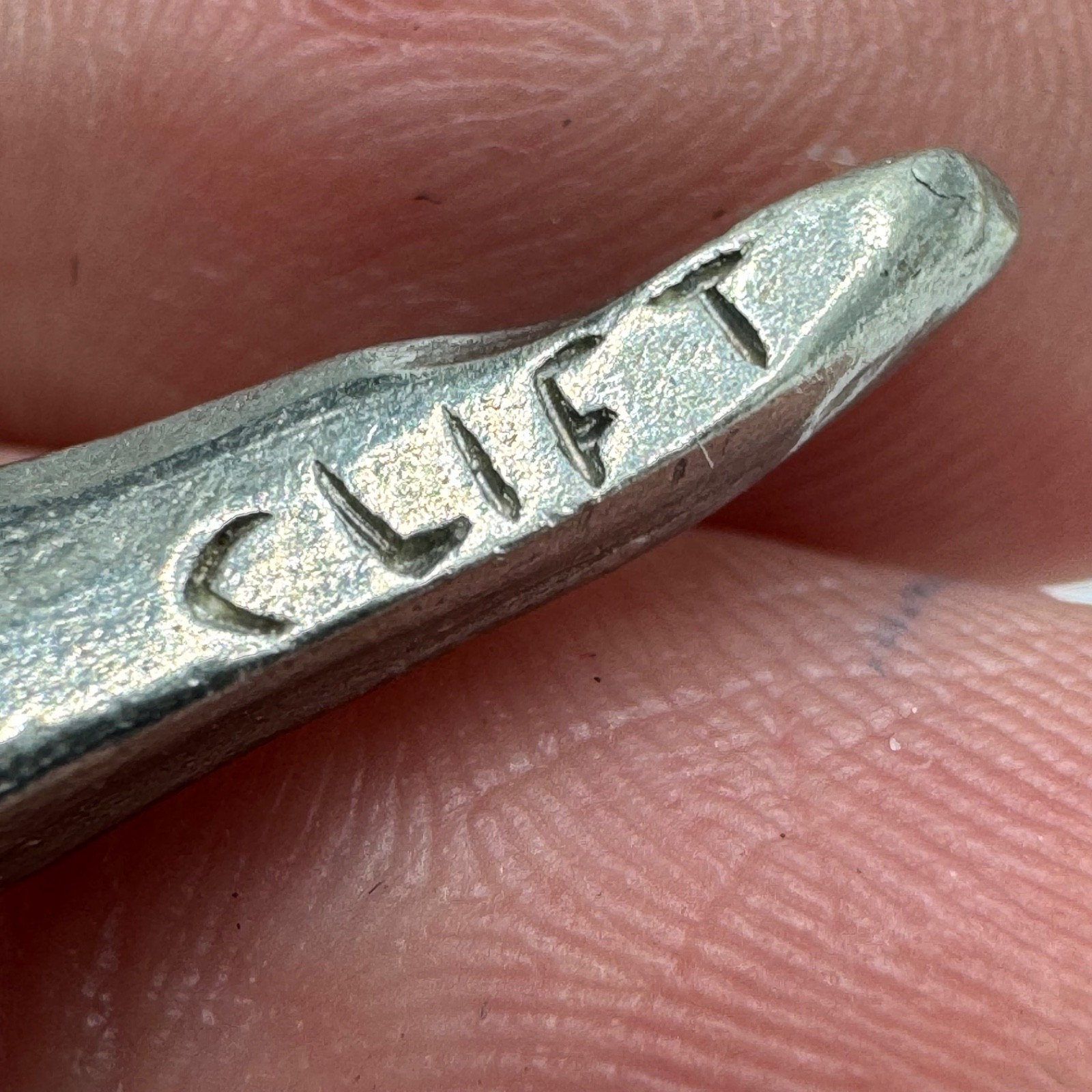 Vintage Clift Pewter Chili Pepper Lapel Pin Tie Tack Southwestern