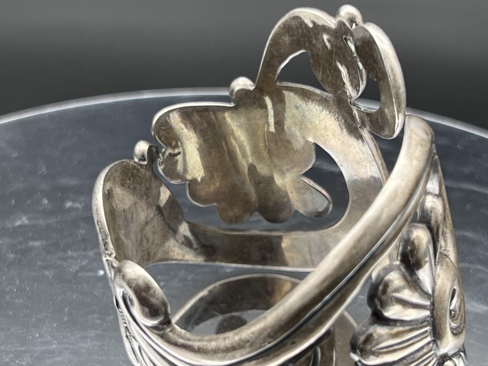 Solid Silver 980 Clamper Bracelet GERARDO LOPEZ TAXCO High End Select Magnifico!