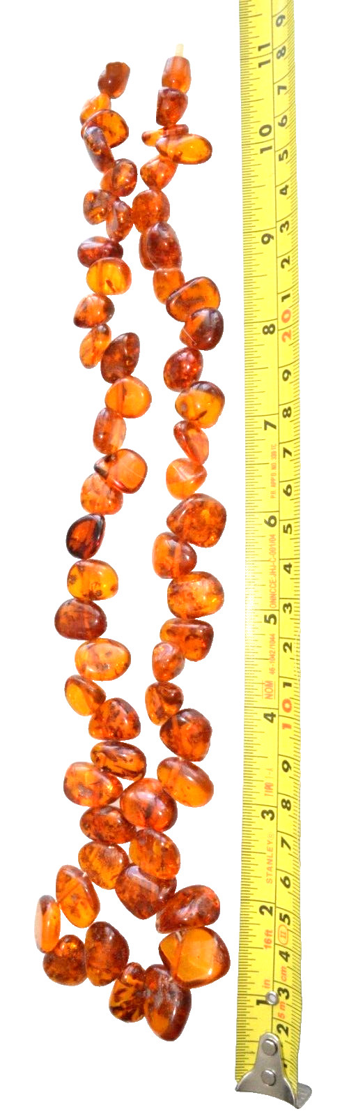 ✅60cm = 54gr RUSSIAN SOVIET BALTIC AMBER BEAD NECKLACE 琥珀 BRACELET STONE PENDANT