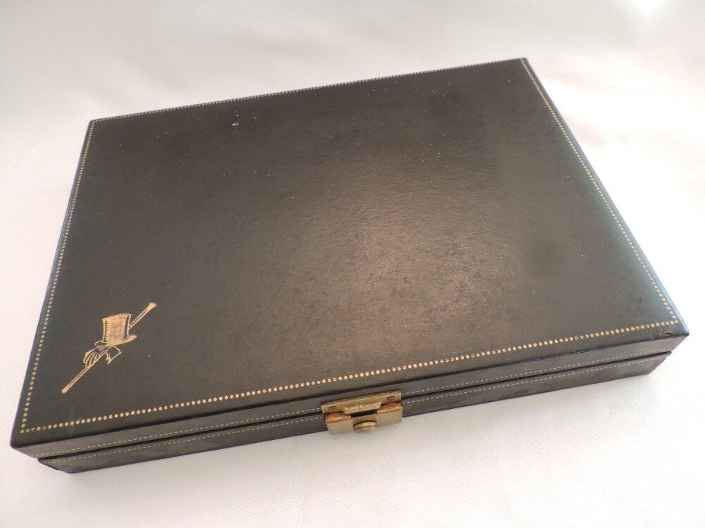 Vtg Lot #3 Men’s Jewelry Box Cuff Links Tie Clips Swank Kreisler Craft Unsigned