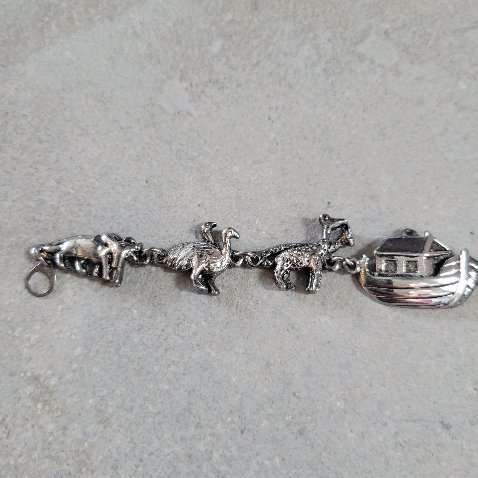 Noah’s Ark Animals Christian Religious Boat 7 Inch Jewelry Bracelet