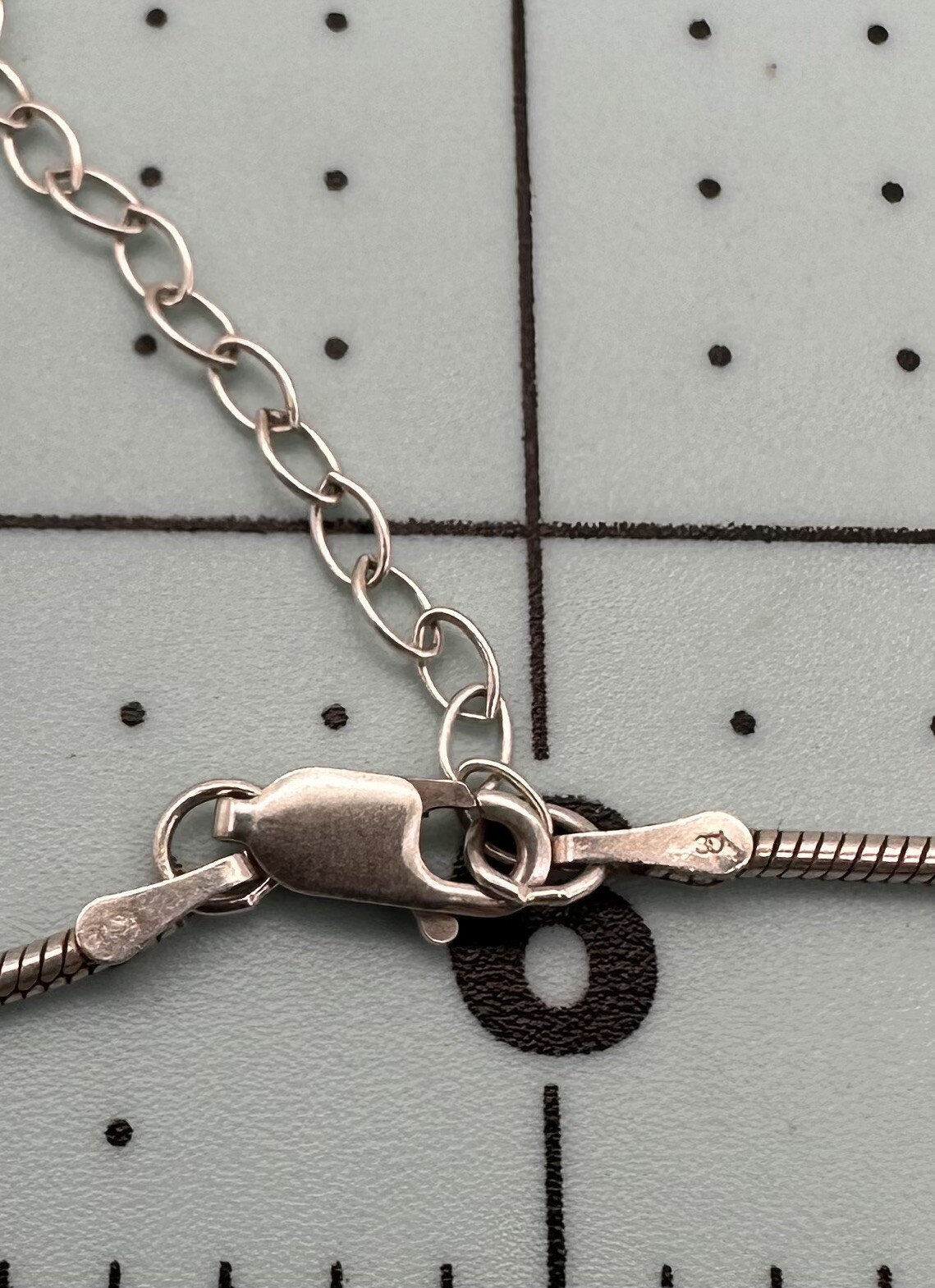 DOMINIQUE DINOUART Sterling Silver 2-Tone Mexico Spiral Pendant & 925 Necklace