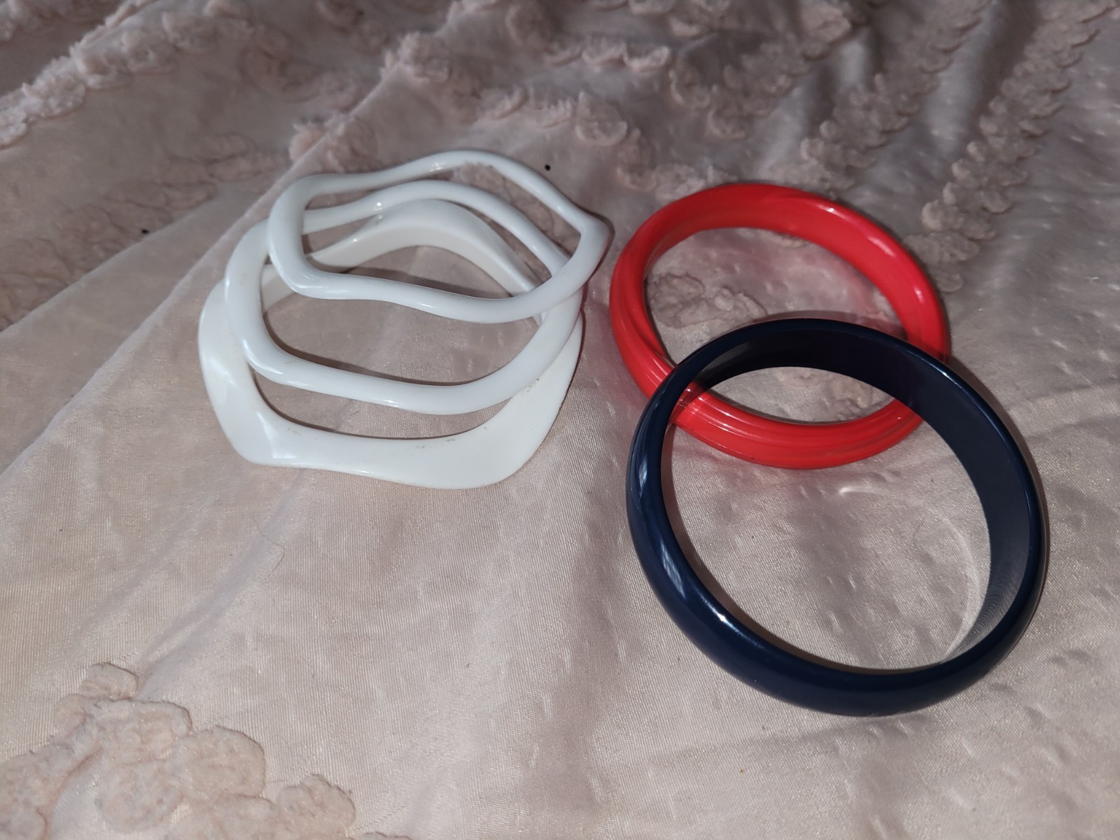 Vintage Red White And Blue Jewelry