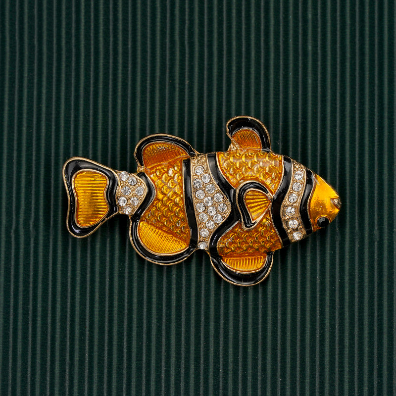 Vintage Women Animal Insect Classic Enamel Crystal Badges Brooches Jewelry Gift