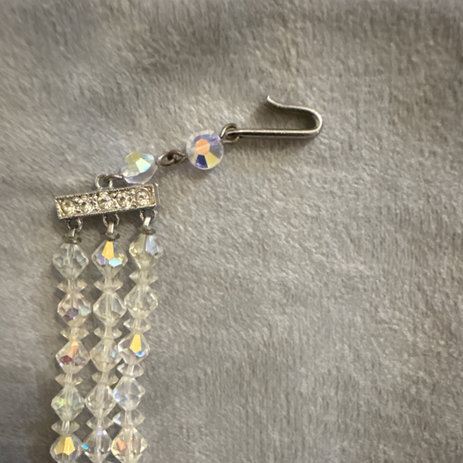 Vintage 1950s AB Choker Necklace