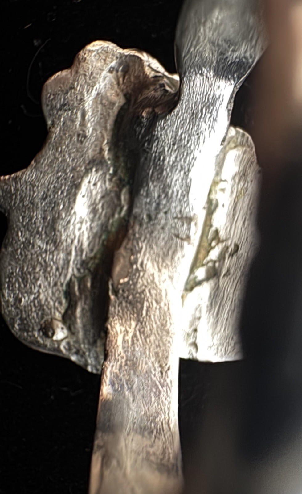 Vintage Grape Cluster Leaf Ring Silver-Tone – Statement