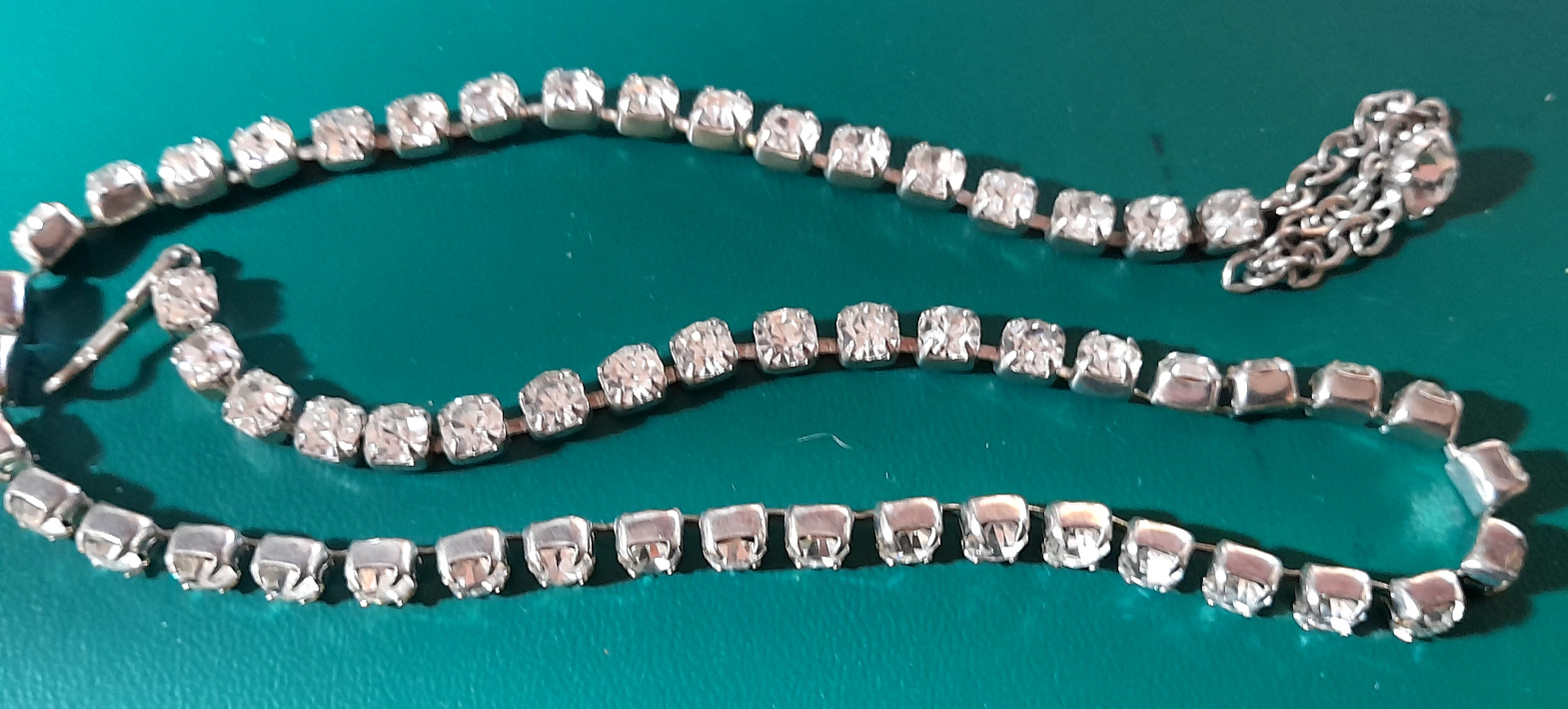 VINTAGE 1930’s-1950’s SPARKLY RHINESTONE NECKLACE #AA