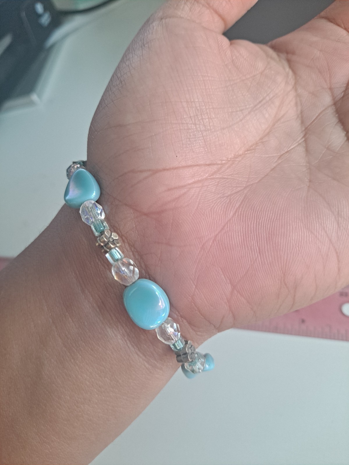 vintage glass bracelet