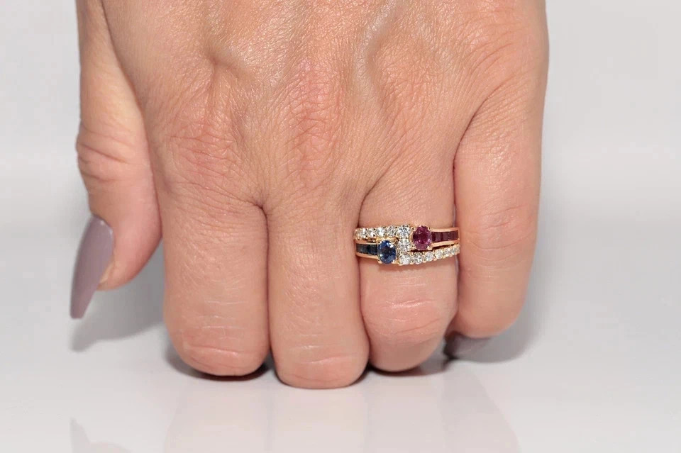 Vintage 3Ct Art Deco Style Lab Created Diamond 14K Rose Gold FN Engagement Ring