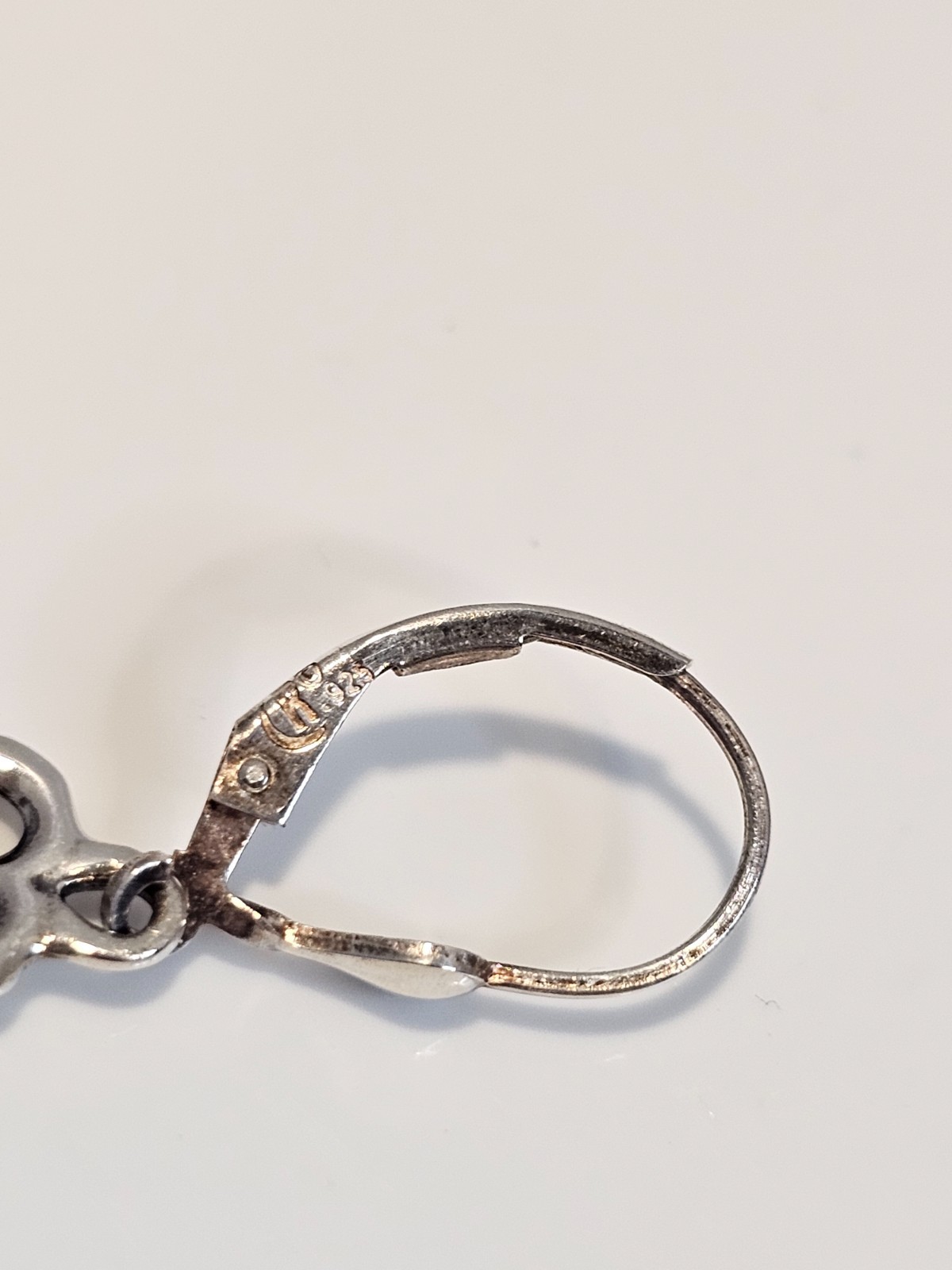 Carolyn Pollack sterling silver dangle earrings filigree lever back