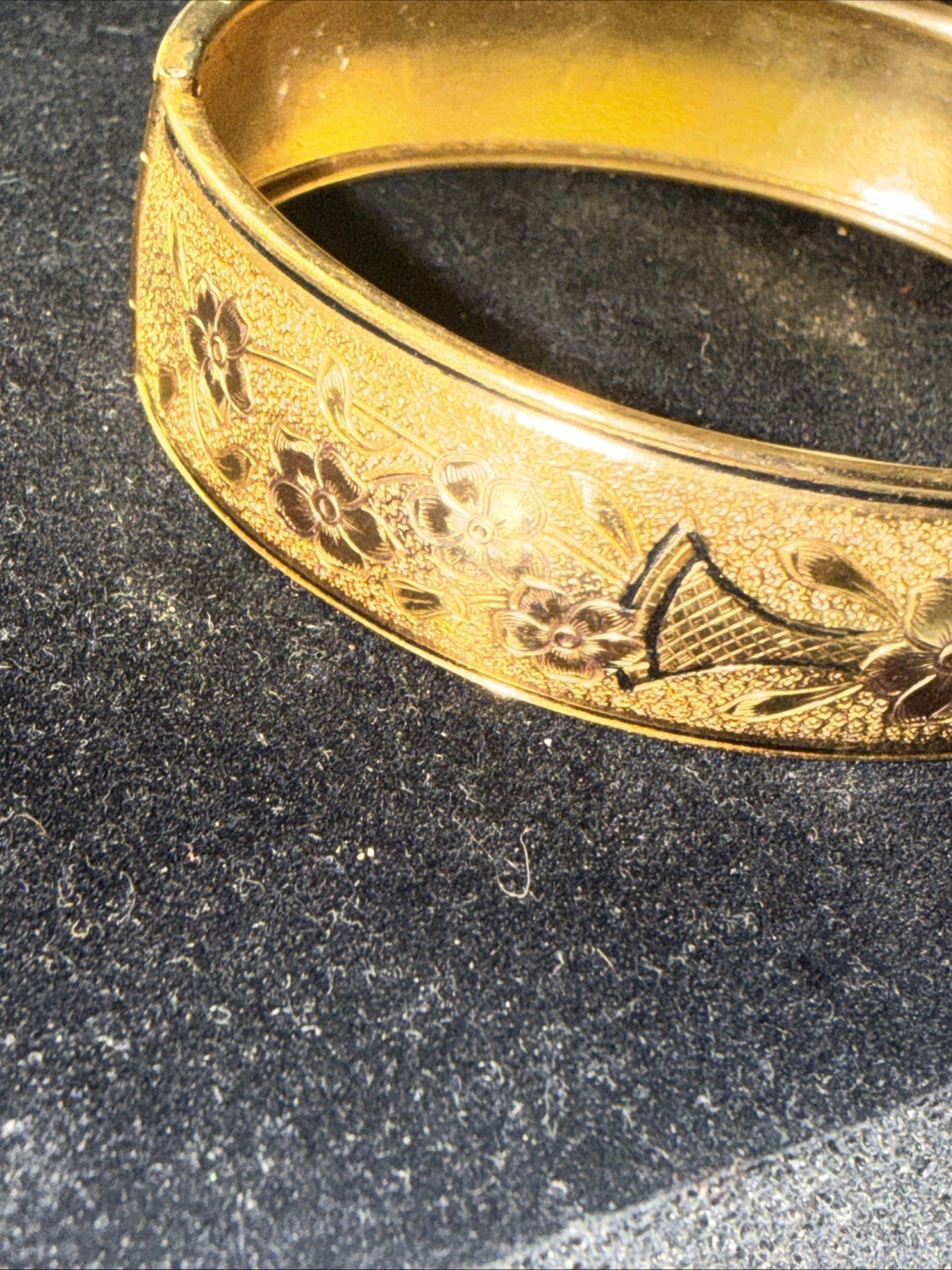 Bracelet Gold Filled 100 Year Old 6.5” 15mm Wide Antique Unmarked
