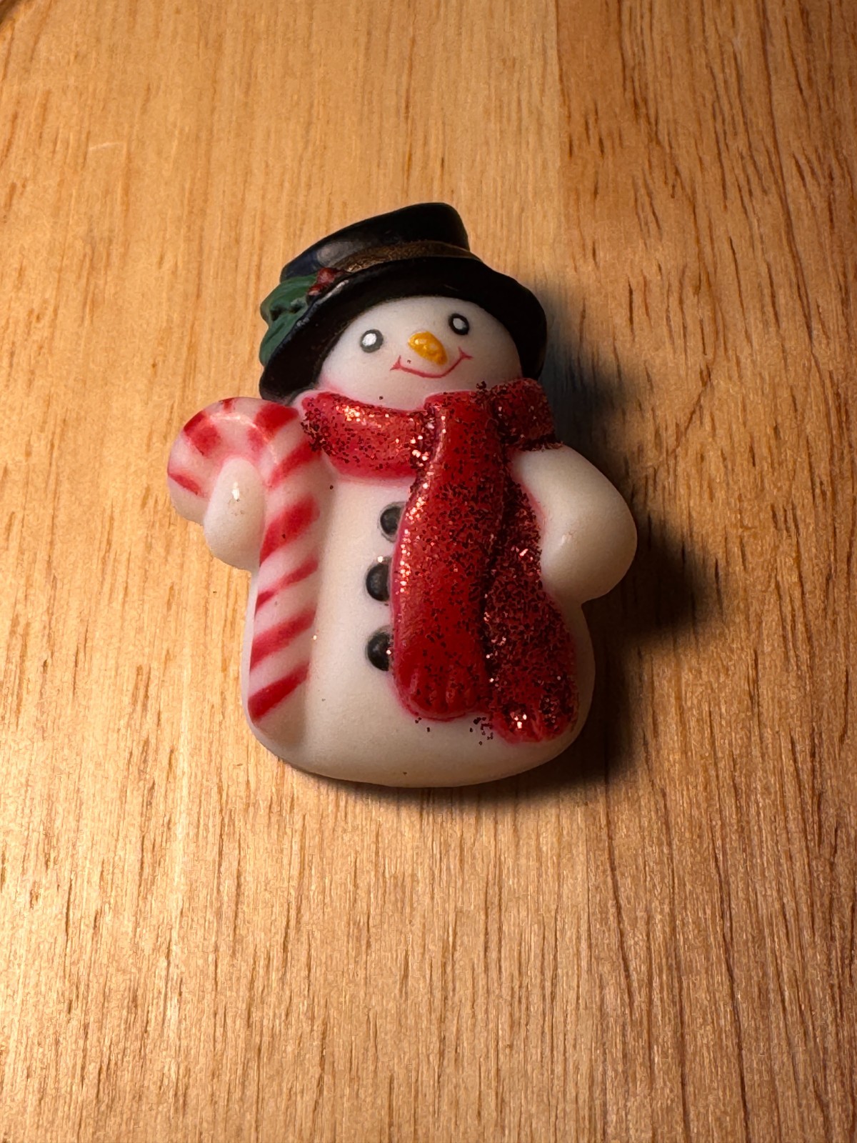 Vintage 1980’s Set of Lehman Fun World Pin-back Brooch Snowman J123
